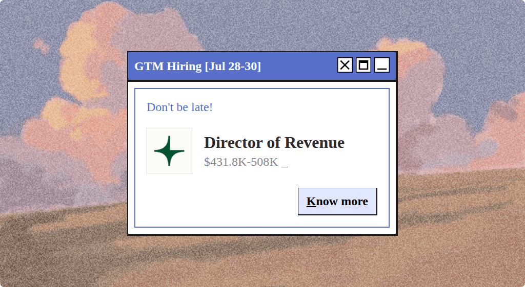 5 Startups Hiring for GTM Roles (28th July-30th July 2026)