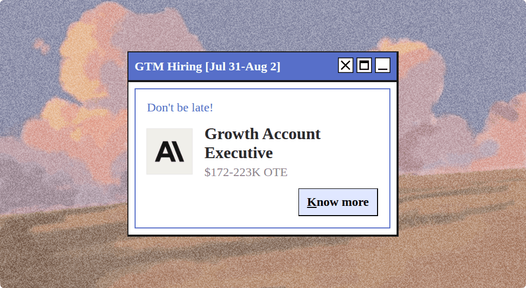 5 Startups Hiring for GTM Roles (31st July-2nd August 2026)
