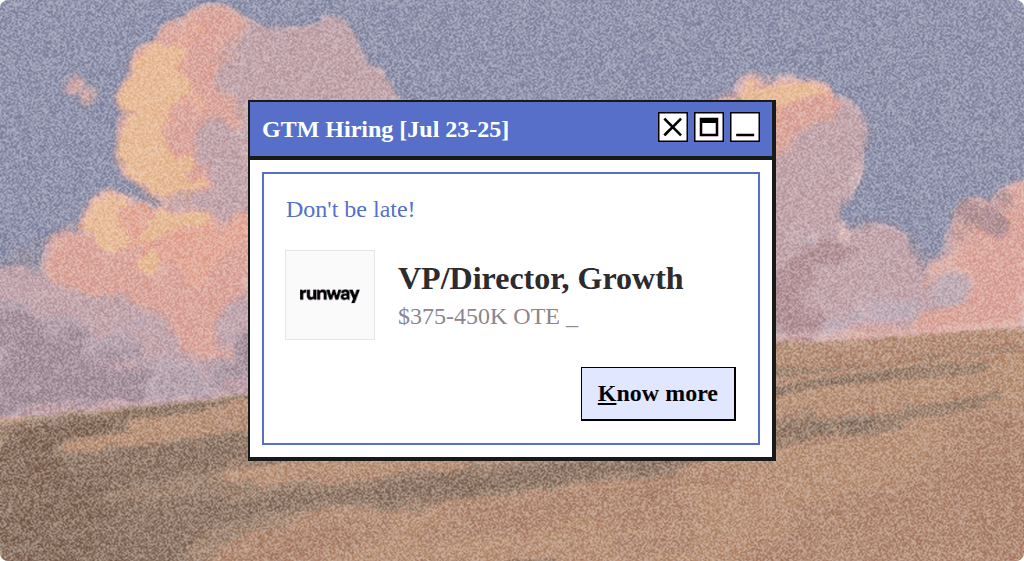 5 Startups Hiring for GTM Roles (23rd July-25th July 2026)